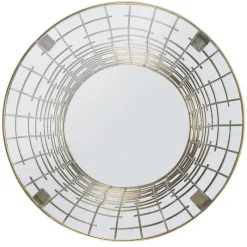 Beistelltisch 40x40x45 cm Schwarz/Gold aus Eisen un Glas WOMO-Design-ECD Germany