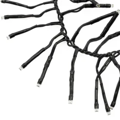 Cluster Lichterkette LED 8,5m, 1152 LEDs Warmweiß, 8 Leuchtmodi IP44 Innen/Außen-ECD Germany Outlet