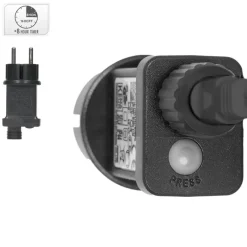 Cluster Lichterkette LED 8,5m, 1152 LEDs Warmweiß, 8 Leuchtmodi IP44 Innen/Außen-ECD Germany Outlet