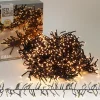 Cluster Lichterkette LED 11m, 1512 LEDs Warmweiß, 8 Leuchtmodi IP44 Innen/Außen-ECD Germany Hot