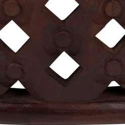 Couchtisch Ø 100x45 cm Braun aus Mangoholz  WOMO-Design-ECD Germany Best