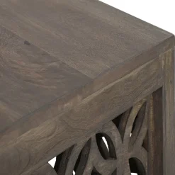 Couchtisch Ø 100x45 cm Natur aus Mangoholz WOMO-Design-ECD Germany Outlet