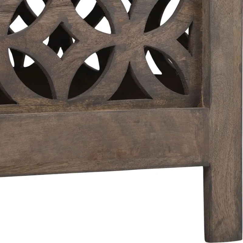 Couchtisch Ø 100x45 cm Natur aus Mangoholz WOMO-Design-ECD Germany Outlet