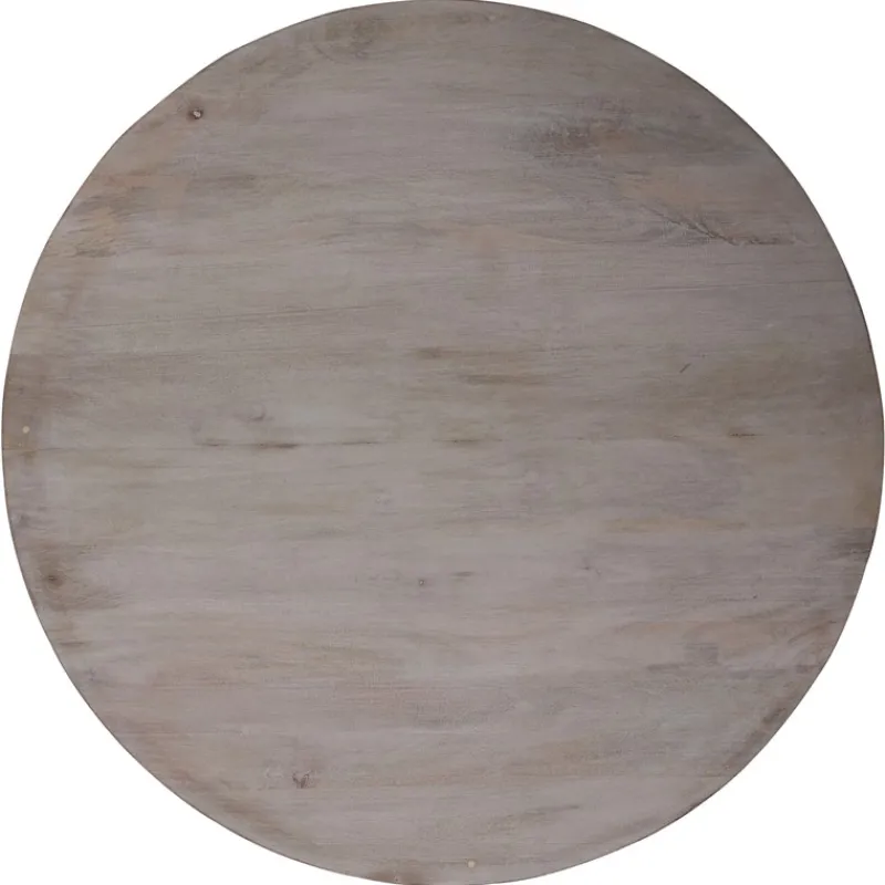 Couchtisch Ø 100x45 cm Natur aus Mangoholz WOMO-Design-ECD Germany New