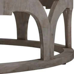 Couchtisch Ø 100x45 cm Natur aus Mangoholz WOMO-Design-ECD Germany New