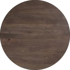 Couchtisch Ø 100x45 cm Natur aus Mangoholz  WOMO-Design-ECD Germany Outlet