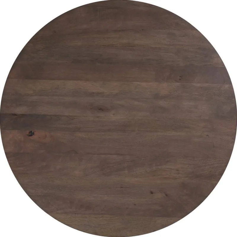 Couchtisch Ø 100x45 cm Natur aus Mangoholz WOMO-Design-ECD Germany Outlet