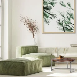 Couchtisch Ø 70x35 cm Natur aus Akazienholz WOMO-Design-ECD Germany Online