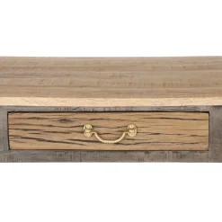 Couchtisch mit Schublade 117x70x45,5 cm Natur aus Mangoholz WOMO-Design-ECD Germany Best