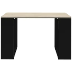 Couchtisch 65x65x40 cm Eiche-Optik/Schwarz ML-Design-ECD Germany Hot