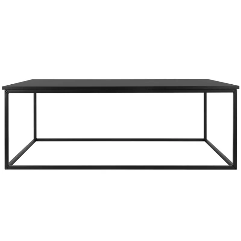Couchtisch 110x39,5x59 cm Schwarz aus Metall ML-Design-ECD Germany Sale