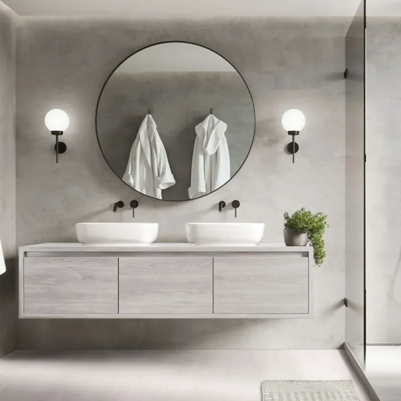 Deluxe PVC Klebevinylboden für 2,23 m² Weiß Eiche 2 mm dick ML-Design-ECD Germany Outlet