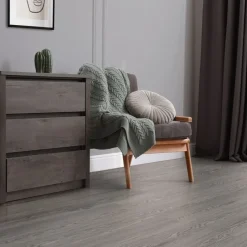 Deluxe PVC Klebevinylboden für 2,3 m² Eiche Grau 2 mm dick ML-Design-ECD Germany Clearance