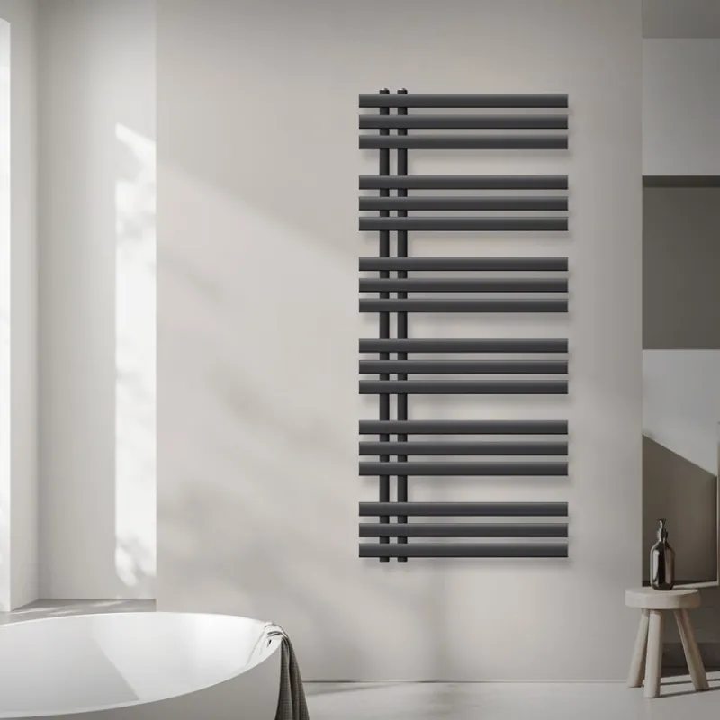 Design Badheizkörper Iron EM 600x1400 mm Anthrazit-ECD Germany Outlet