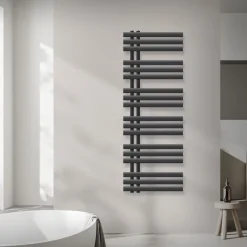 Design Badheizkörper Iron EM 500x1400 mm Anthrazit LuxeBath-ECD Germany Outlet