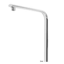 Duscharmatur 105 cm chrom für Regenduschen Oval-ECD Germany Best