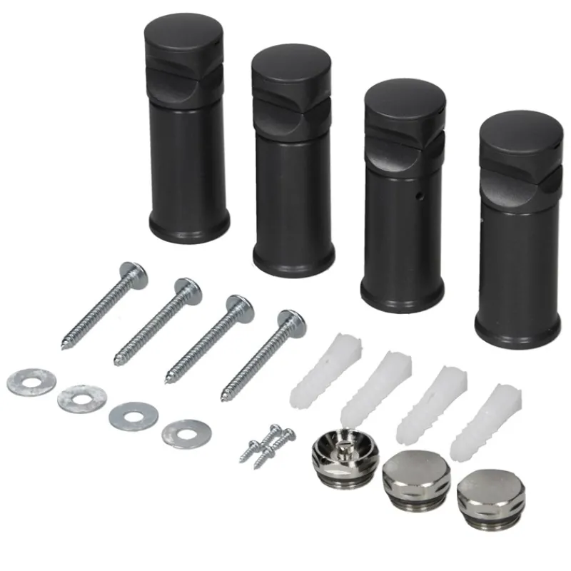 Elektrischer Badheizkörper mit Heizstab 900W 600x1500 mm Anthrazit gerade mit Seitenanschluss LuxeBath-ECD Germany Sale