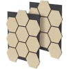 2er Set Akustikpaneele für 1m² Eiche Wandpaneele Hexagon Schalldämmung ML-Design-ECD Germany Discount