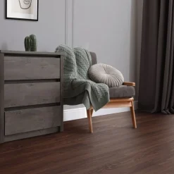 2er Set Deluxe PVC Klebevinylboden für 2,23 m² Rot-Braun Nuss 2 mm dick ML-Design-ECD Germany Hot