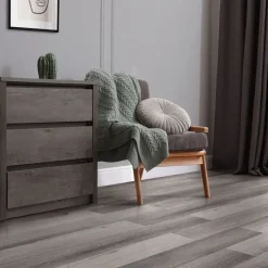 2er Set Deluxe PVC Klebevinylboden für 2,23 m² Kiefer Grau 2 mm dick ML-Design-ECD Germany Sale