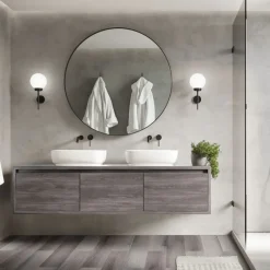 2er Set Deluxe PVC Klebevinylboden für 2,23 m² Kiefer Grau 2 mm dick ML-Design-ECD Germany Sale