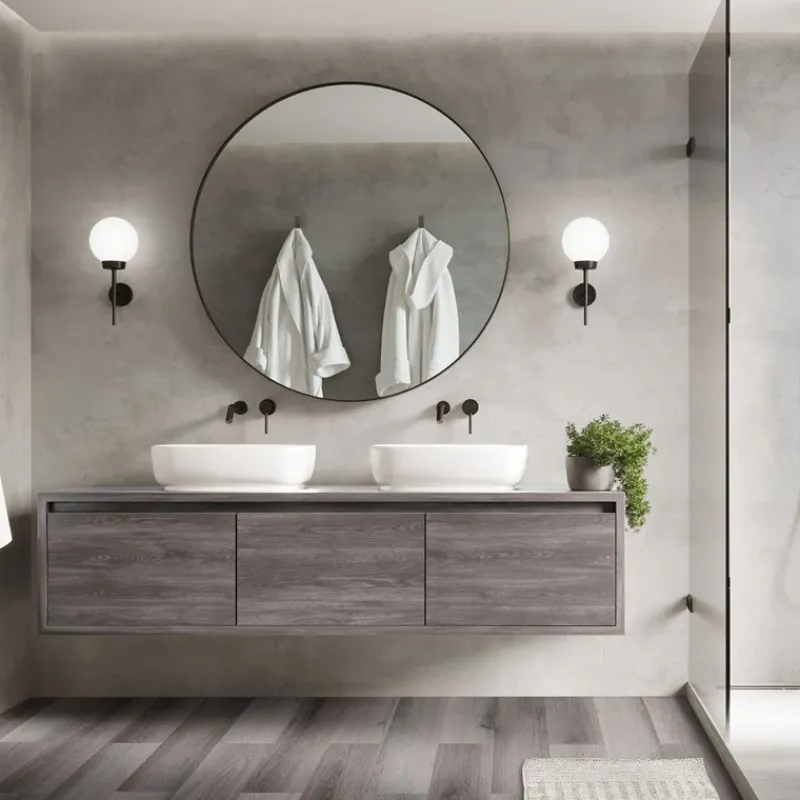 2er Set Deluxe PVC Klebevinylboden für 2,23 m² Kiefer Grau 2 mm dick ML-Design-ECD Germany Sale