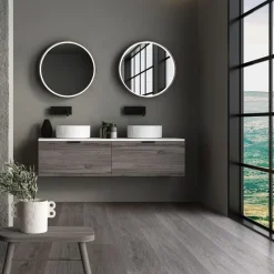 4er Set PVC Vinylboden Bodenbelag 7 Dielen 4,2mm für 1,54m² mit Klick-System Eiche Windswell Hickory ML-Design-ECD Germany