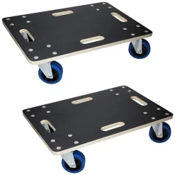 2er Set Rollbrett Möbelroller 40 x 60 cm aus Multiplex Traglast 800 kg-ECD Germany Online