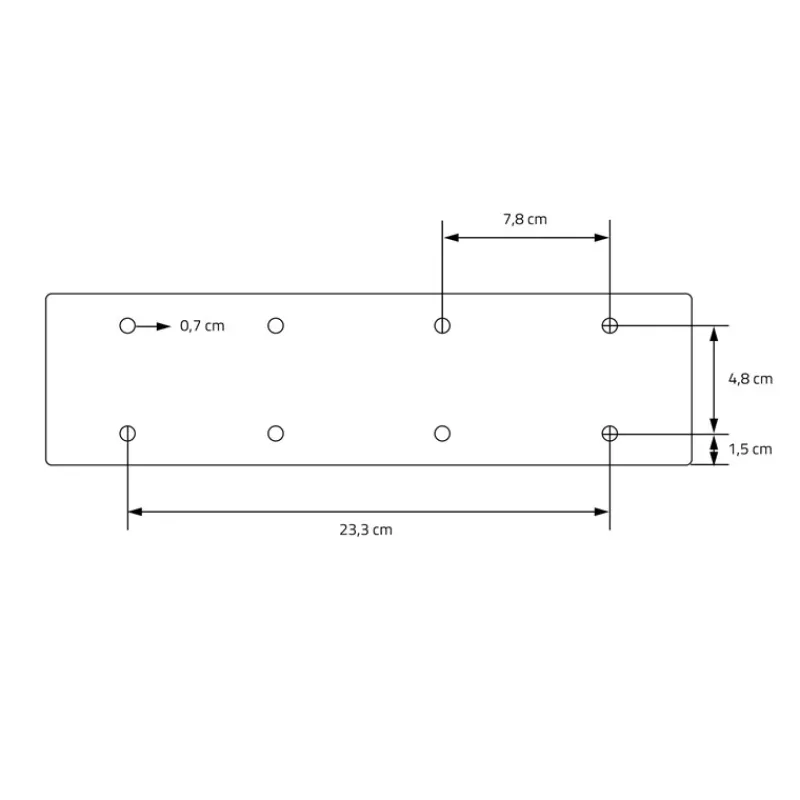 2er Set Tischbeine Bankkufen Loft 44x42 cm Industrial Profil 8x2cm Stahl U-Form ML-Design-ECD Germany Clearance