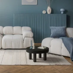 4er Set Tischbeine I-Design 30 cm Dunkelgrau Optik Industrial Stahl pulverbeschichtet eckig Profil 8x8 cm Höhenverstellbare Möbelfüße 1-4 cm ML-Design-ECD Germany Discount