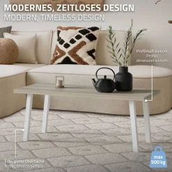 4er Set Tischbeine schräg H42 cm Weiß glänzend aus pulverbeschichtetem Stahl eckig Profil 4x4 cm I-Form 96° Neigung ML-Design-ECD Germany Hot