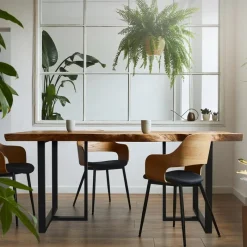 2er Set Tischgestell B60xH72 cm in T-Form Metall Schwarz ML-Design-ECD Germany New