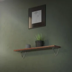 2er Set Wandkonsole Regalhalterung 2x 160 x 155 x 170 mm Grau aus Stahl ML-Design-ECD Germany Sale