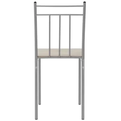 Essgruppe für 4 Personen 5-teilig mit Esstisch und 4 Stühlen Eiche hell aus Holz ML-Design-ECD Germany Online