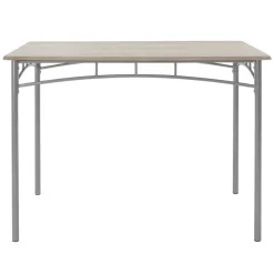 Essgruppe für 4 Personen 5-teilig mit Esstisch und 4 Stühlen Eiche hell aus Holz ML-Design-ECD Germany Online