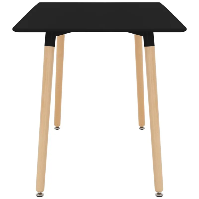 Esstisch aus Holz 120x70 cm Matt Schwarz Esszimmertisch für 4-6 Personen ML-Design-ECD Germany Best