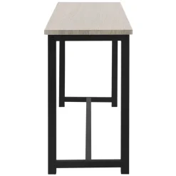 Esszimmergruppe mit 2 Bänken 3-Teilig mit Esstisch Sonoma-Eiche Stahlgestell ML-Design-ECD Germany Online