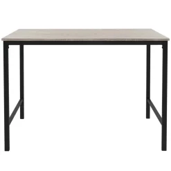 Esszimmergruppe mit 2 Bänken 3-Teilig mit Esstisch Sonoma-Eiche Stahlgestell ML-Design-ECD Germany Online