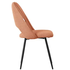 Esszimmerstuhl 6er Set Orange gepolstert inkl. Montagematerial Polsterstuhl Küchenstuhl ML-Design-ECD Germany Online