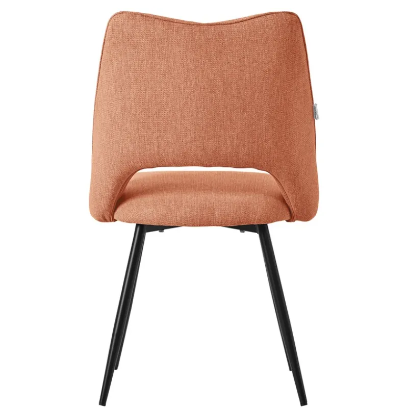 Esszimmerstuhl 6er Set Orange gepolstert inkl. Montagematerial Polsterstuhl Küchenstuhl ML-Design-ECD Germany Online