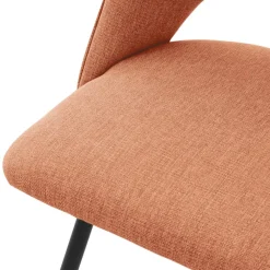 Esszimmerstuhl 6er Set Orange gepolstert inkl. Montagematerial Polsterstuhl Küchenstuhl ML-Design-ECD Germany Online