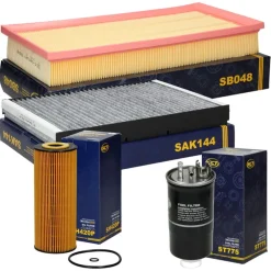 Filterset Audi A3 (8L) Skoda Octavia (1U) VW Golf IV (1J)-ECD Germany Best