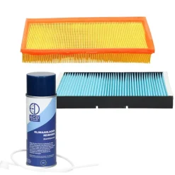 Filterset mit 400ml Klimaanlagenreiniger Audi A3 (8L) Skoda Octavia (1U) VW Bora (1J)-ECD Germany New