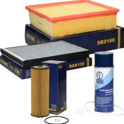 Filterset mit 400ml Klimaanlagenreiniger Audi A4 Avant-ECD Germany Outlet