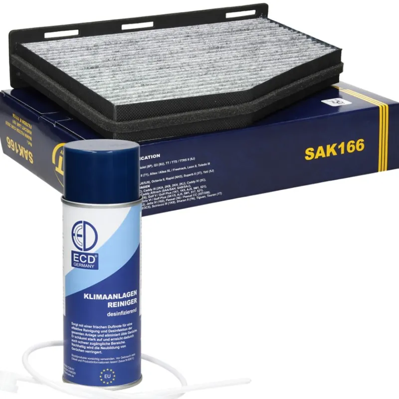Filterset mit 400ml Klimaanlagenreiniger VAG-ECD Germany Hot