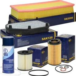 Filterset mit 400ml Klimaanlagenreiniger Mercedes Benz E-Klasse (W210)-ECD Germany Sale