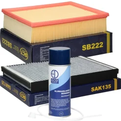 Filterset mit 400ml Klimaanlagenreiniger Audi A6 (4B,C5) Avant-ECD Germany Discount