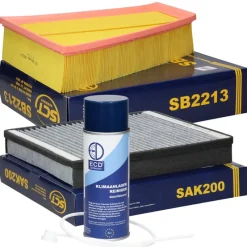 Filterset mit 400ml Klimaanlagenreiniger Ford Galaxy (WA6)-ECD Germany Clearance