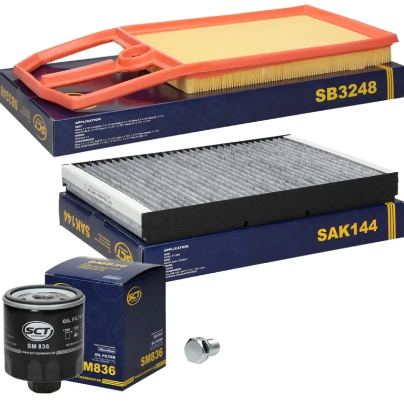 Filterset Skoda Octavia I (1U2) VW Bora (1J2)-ECD Germany Discount