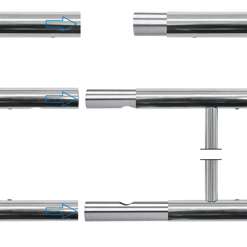Französischer Balkon glänzend 90x225 cm mit 16 Füllstäben aus Edelstahl-ECD Germany Sale